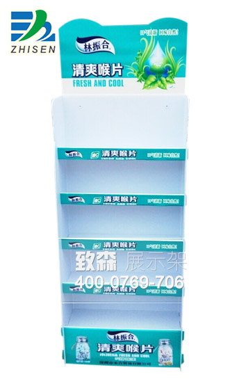 咽喉片 藥店促銷(xiāo)架定制